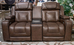 Stargin Power Reclining Loveseat with Fridge Cooler