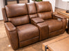 5Z-Hudson Heights Power Reclining Loveseat with Console