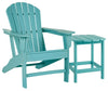 Silla Adirondack Sundown Treasure con mesa auxiliar