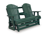 Hyland Wave Outdoor Loveseat Glider