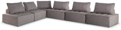Asientos modulares para exterior Bree Zee de 6 piezas