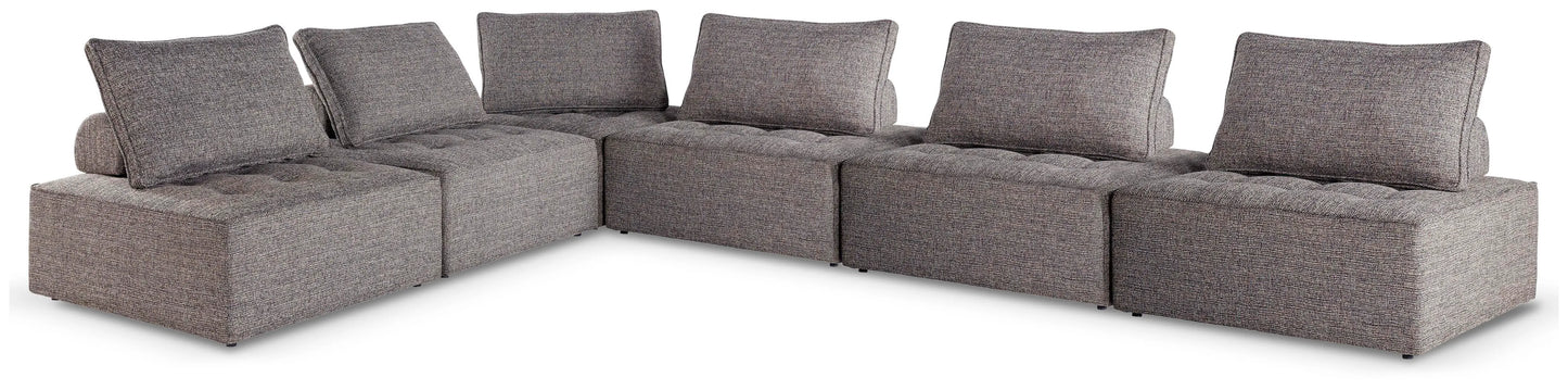 Asientos modulares para exterior Bree Zee de 6 piezas