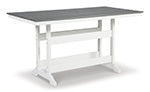Mesa de comedor Transville para exteriores con altura de mostrador