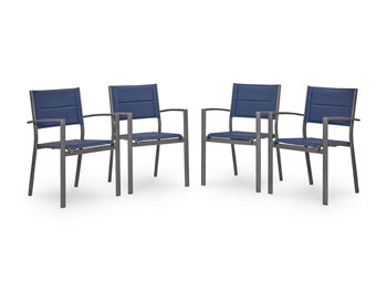 Point Bonita Outdoor Sling Arm Chair (Set of 4)