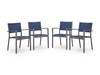 Point Bonita Outdoor Sling Arm Chair (Set of 4)