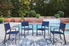Point Bonita Outdoor Sling Arm Chair (Set of 4)