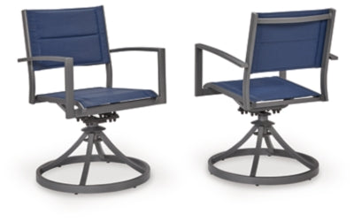 Point Bonita Outdoor Sling Swivel Chair (Set of 2)