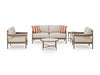 Big Creek Cove Outdoor Love/Chairs/Tables Set (Set of 5)