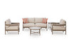 Big Creek Cove Outdoor Love/Chairs/Tables Set (Set of 5)
