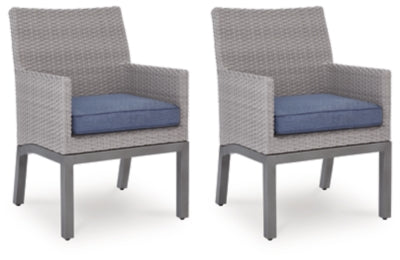 Dillon Beach Outdoor Arm Chair with Cushion (Set of 2)