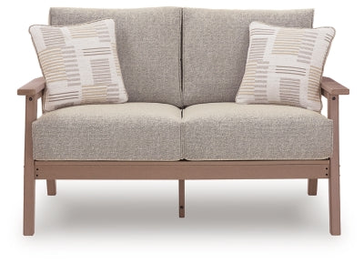 Cliffs Beach Outdoor Loveseat with Cushion