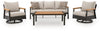 Carlsbad Beach Outdoor Sofa/Chairs/Table (Set of 4)