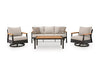 Carlsbad Beach Outdoor Sofa/Chairs/Table (Set of 4)