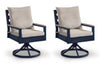 Mabry Shores Outdoor Swivel Chair with Cushion (Set of 2)