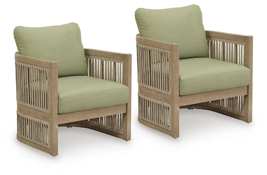 Vision Lane Outdoor Lounge Chair (Set of 2)