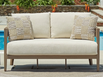 Loveseat de exterior Serene Bay con cojín