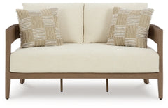 Loveseat de exterior Serene Bay con cojín