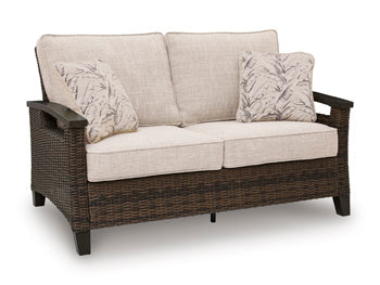 Drakes Beach Outdoor Loveseat with Cushion