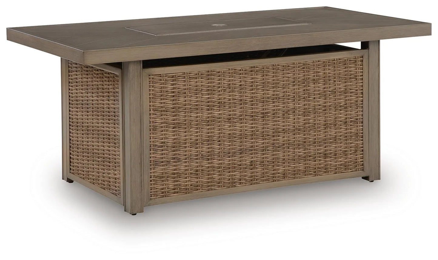 Revare Beach Outdoor Fire Pit Table