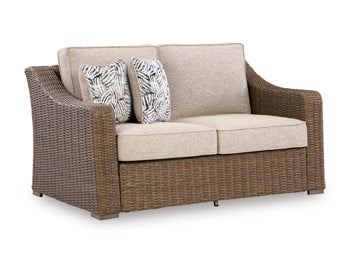 Revare Beach Outdoor Loveseat with Cushion