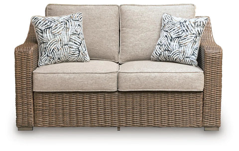 Revare Beach Outdoor Loveseat with Cushion