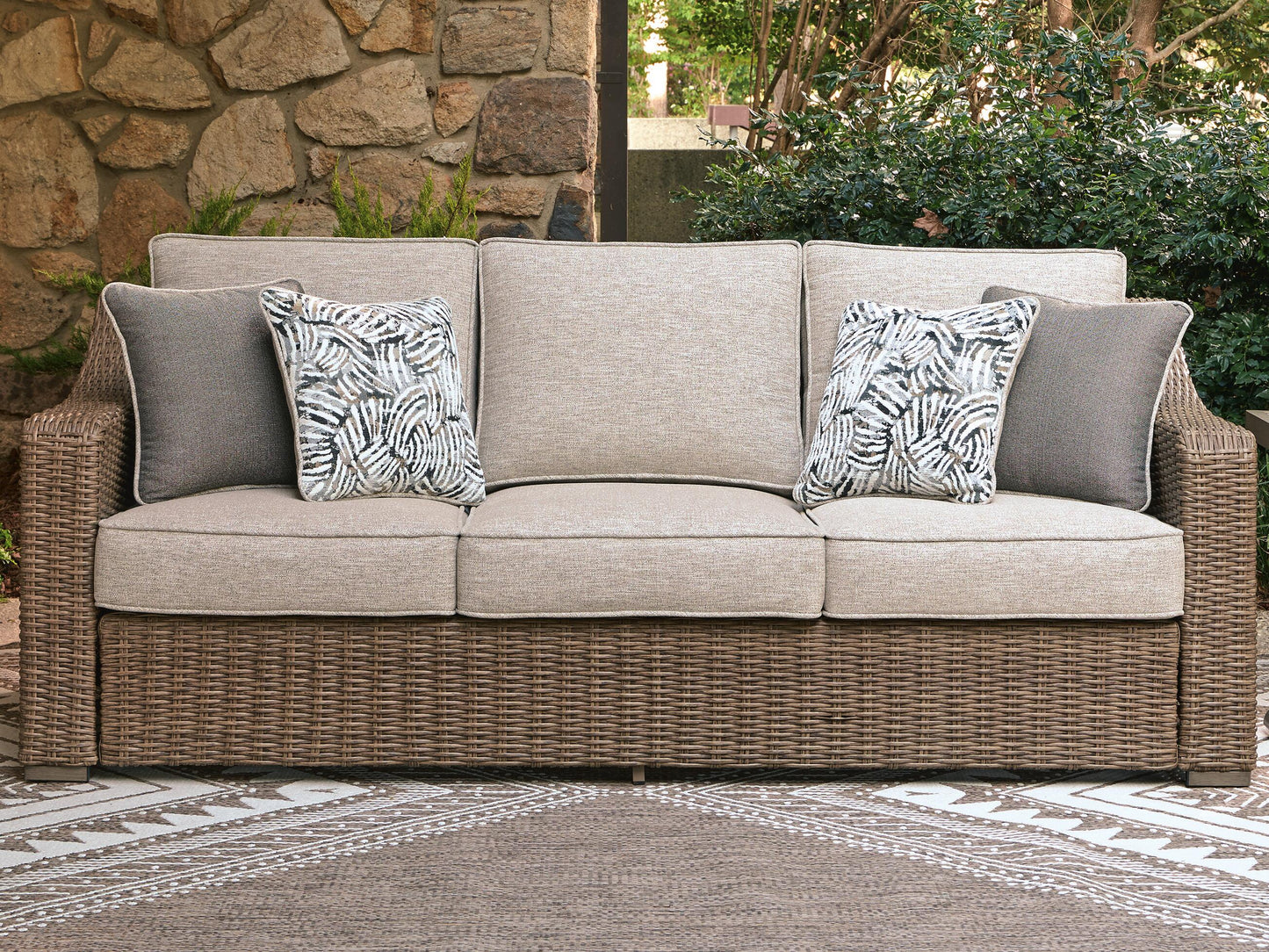 Revare Beach Outdoor Sofa with Cushion