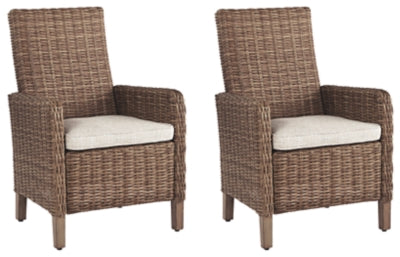 Sillón de exterior Beachcroft con cojín (juego de 2)
