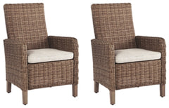Sillón de exterior Beachcroft con cojín (juego de 2)