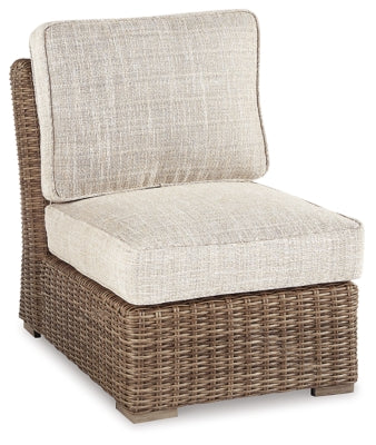 Silla de exterior sin brazos Beachcroft con cojín