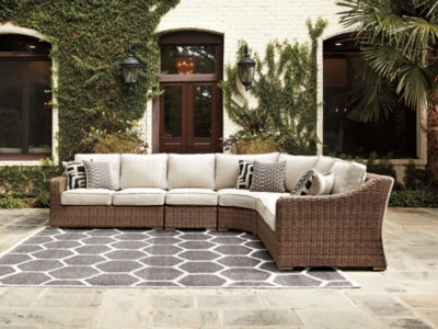 Conjunto de asientos para exterior de 4 piezas Beachcroft