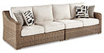 Loveseat de exterior de 2 piezas Beachcroft con cojín