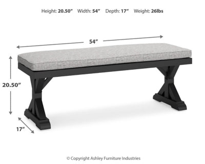 Banco de exterior Beachcroft con cojín