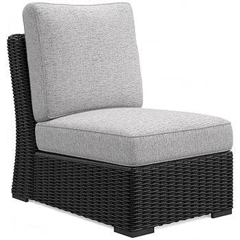 Silla de exterior sin brazos Beachcroft con cojín