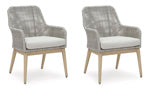 Sillas de comedor para exteriores Seton Creek (juego de 2)