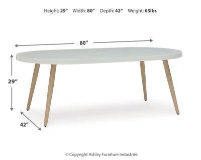 Mesa de comedor para exteriores Seton Creek