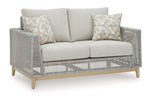 Loveseat de exterior con cojín Seton Creek