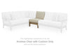 Clare View Armless Chair with Cushion