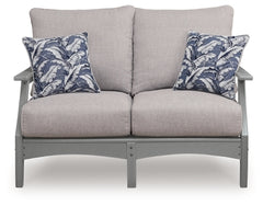 Lone View Bay Outdoor Loveseat with Cushion