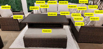Cojín de asiento de esquina Brook Ranch