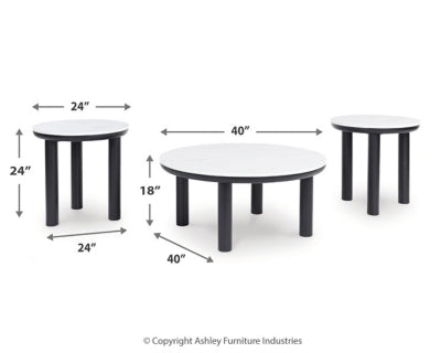 Mesa Xandrum (juego de 3)