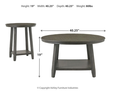 Mesa Caitbrook (juego de 3)