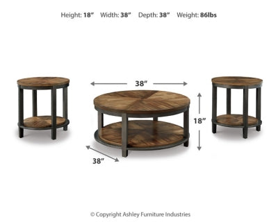 Mesa Roybeck (juego de 3)