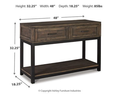 Mesa consola/sofá Johurst
