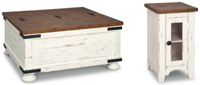 Mesa de centro y mesa auxiliar Wystfield