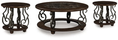 Frallyn Coffee Table and 2 Ends