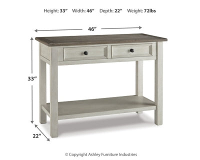 Mesa consola/sofá Bolanburg