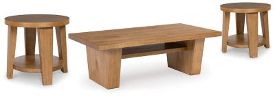 Mesa de centro y dos mesas auxiliares Kristiland