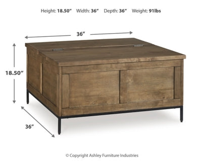 Mesa de centro elevable Torlanta