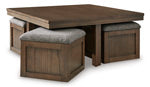 Mesa de centro Boardernest con 4 taburetes