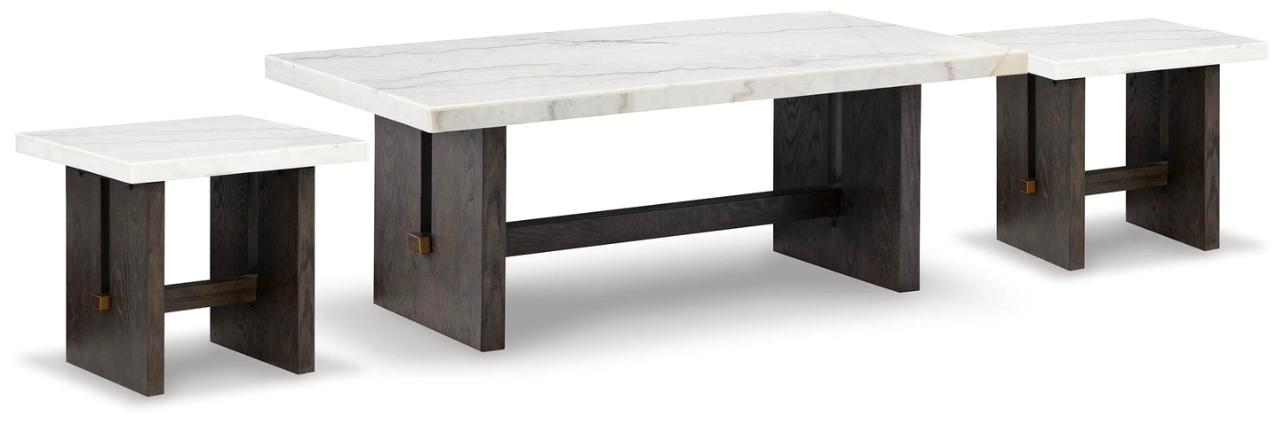 Mesa de centro Burkhaus y dos extremos
